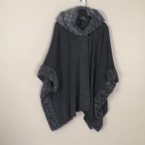 Poncho with armholes